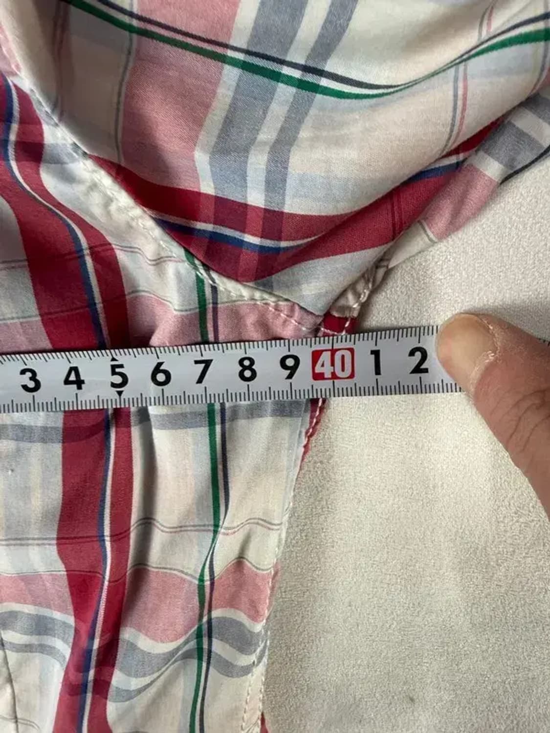 A3249 타미힐피거 체크 셔츠 S 상품이미지6