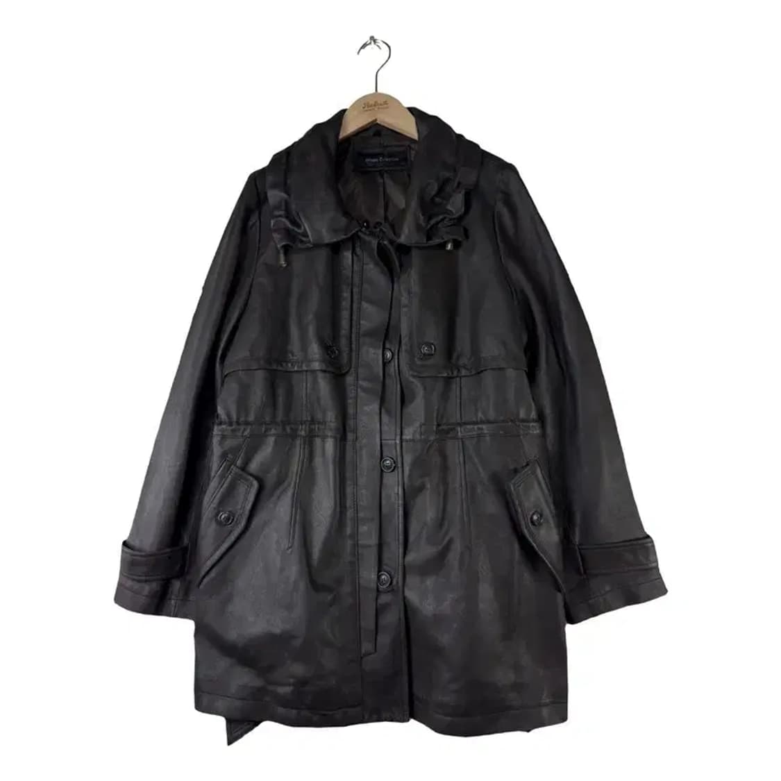 A3240 아니베에프 가죽코트 상품이미지1