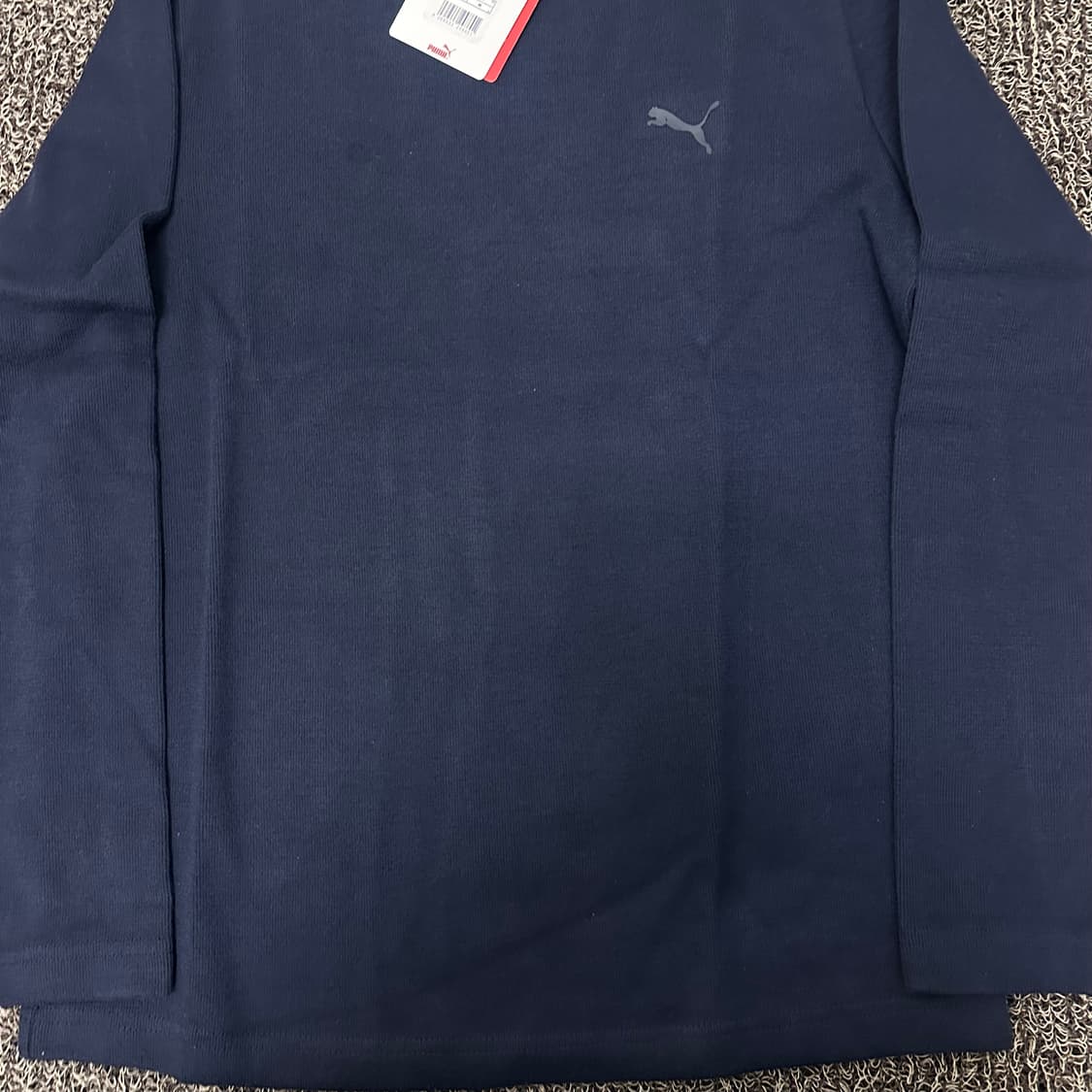 [새상품] PUMA 푸마 목폴라 긴팔티셔츠 네이비 M 상품이미지4