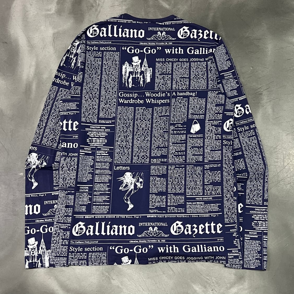  존갈리아노 레터링 티셔츠 y15204 상품이미지2