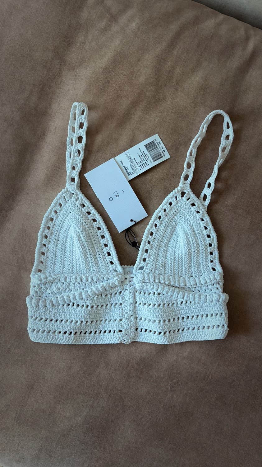 IRO Kleo crochet bralette top 화이트 xs 택 새 상품이미지9