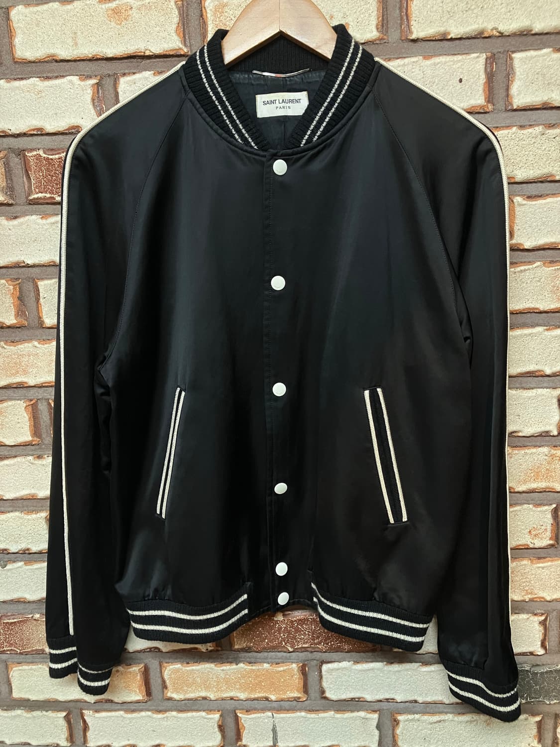 Saint Laurent 생로랑 - 새틴 테디 블루종 상품이미지1