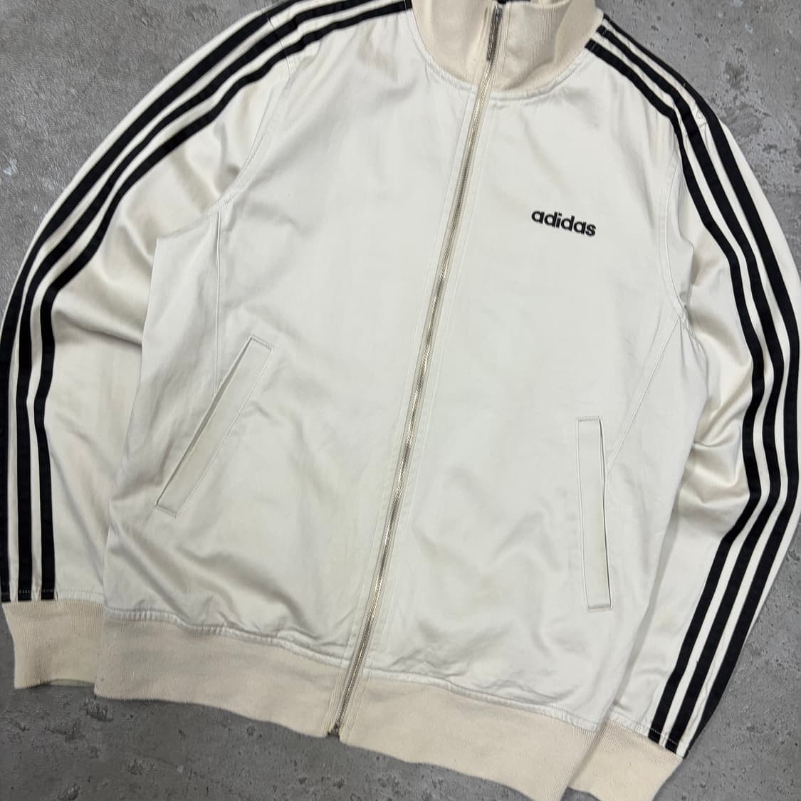 아디다스 베이지 면 자켓[2465] 상품이미지4