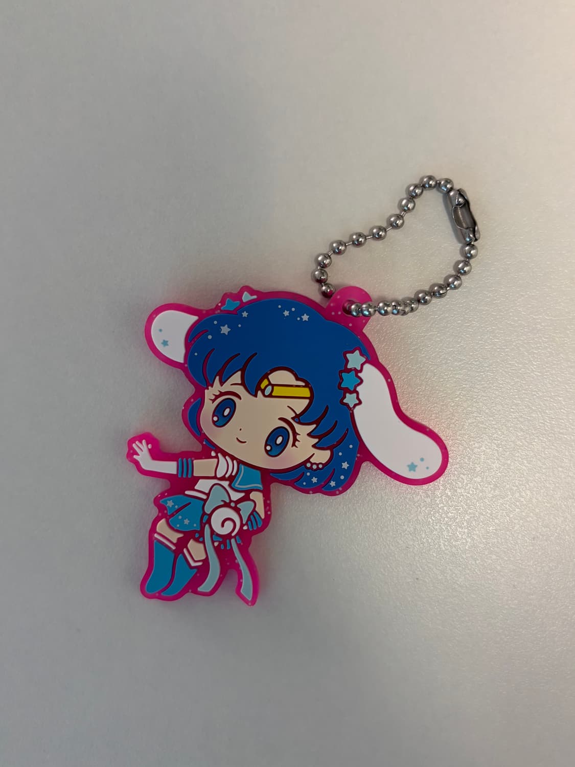 세일러 머큐리x시나모롤 콜라보 키링 상품이미지2