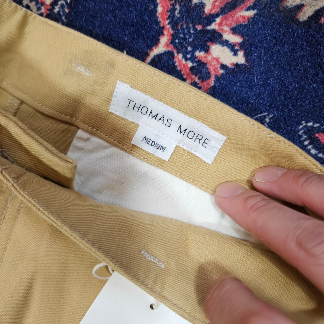 (새상품)토마스모어 와이드 코튼 넬리 팬츠 M size 상품이미지7