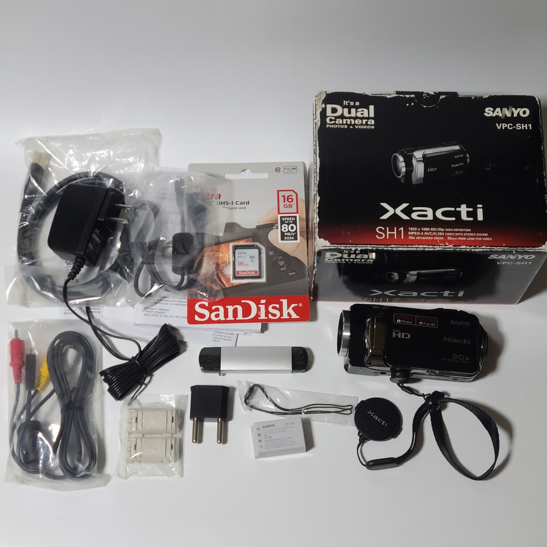 산요 작티 VPC-SH1 빈티지 디카 캠코더 디지털카메라 상품이미지2