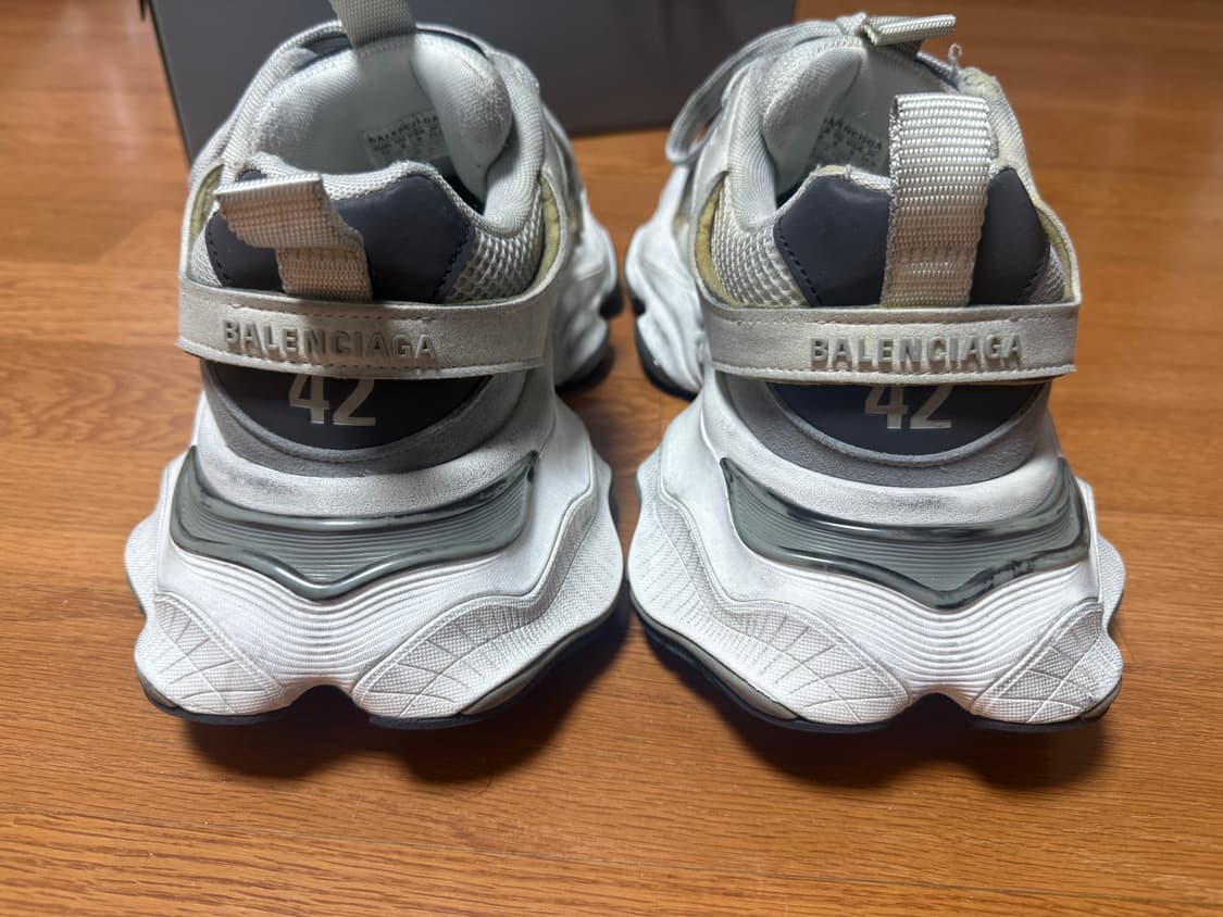 [42]발렌시아가 카고 스니커즈 화이트그레이 상품이미지3