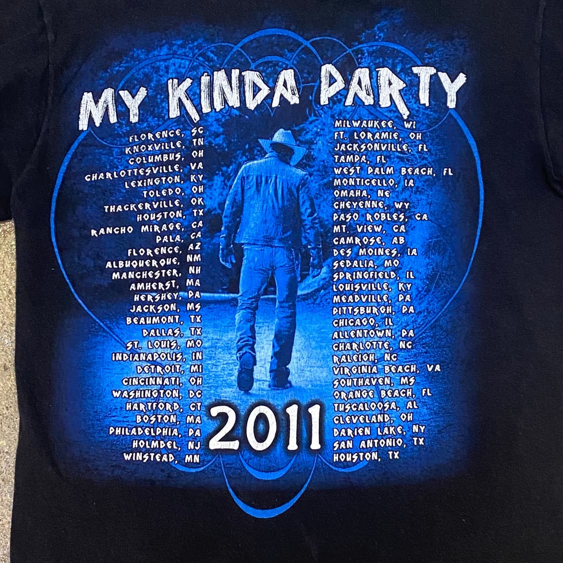 미국 빈티지 가수 제이슨 알딘 콘서트 투어티 락티셔츠 반팔티 상품이미지5