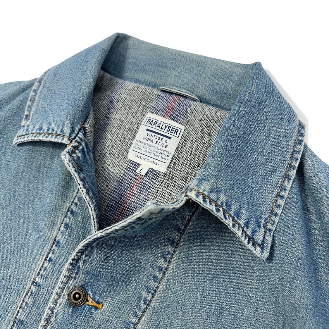 빈티지 Paralyser 워시드 데님 초어 자켓 상품이미지4