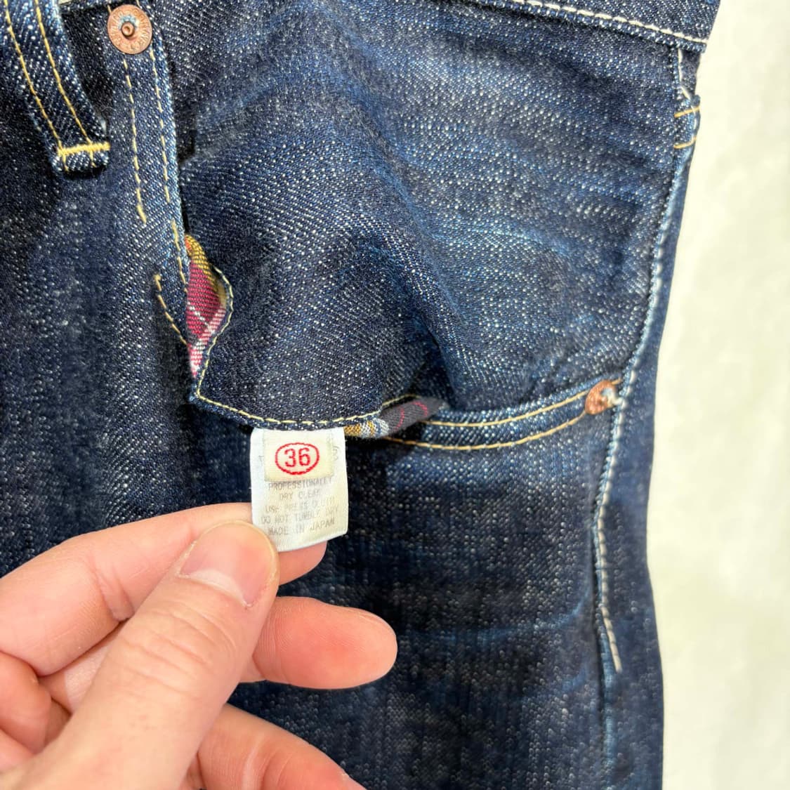 페로우즈 421 셀비지 데님팬츠 상품이미지5