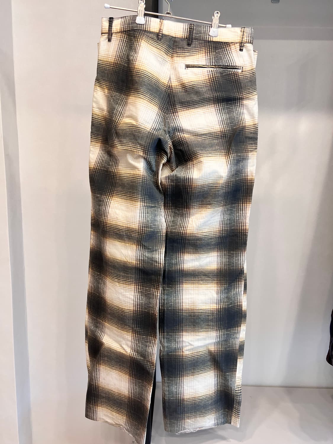 Bianca Saunders 22SS Belted Check Trouse 상품이미지2