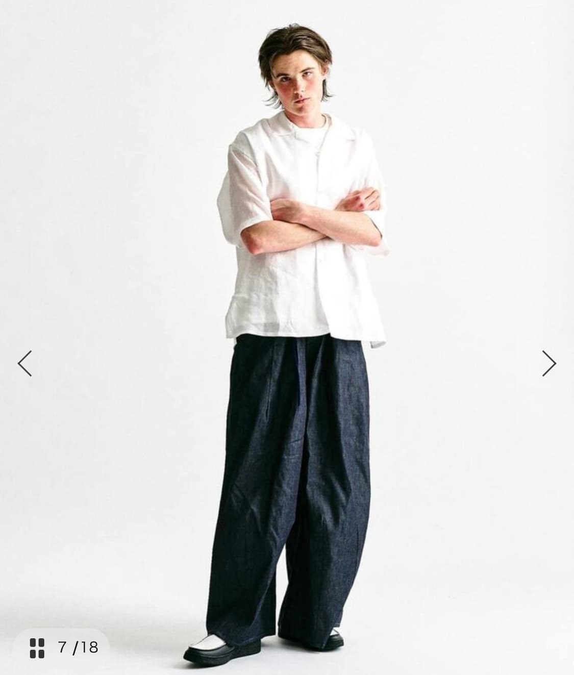 Needles H.D. 데님 6온스 버기 팬츠 417 EDIFICE XS 상품이미지9