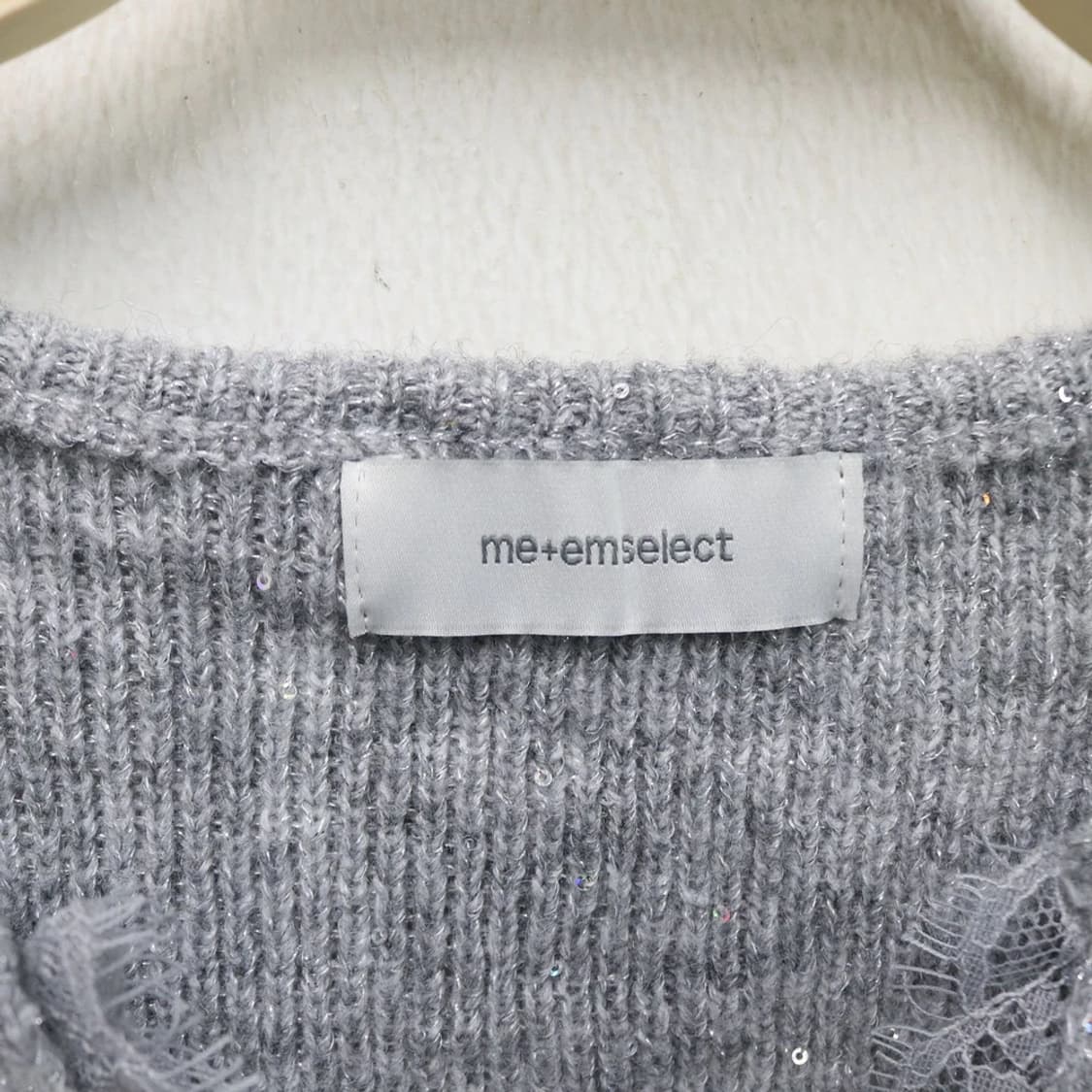 ME+EM SELECT 글리터 레이스 가디건 61831 상품이미지8