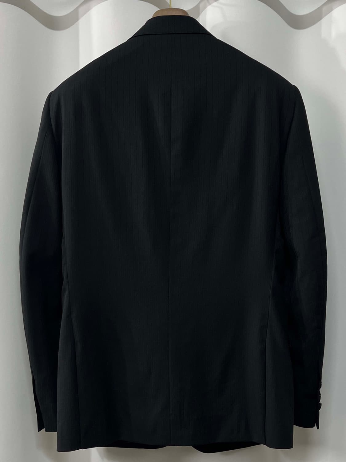 폴로 랄프로렌 이태리 메이드 블랙라벨 피크드 라펠 블레이저 울 자켓 상품이미지2