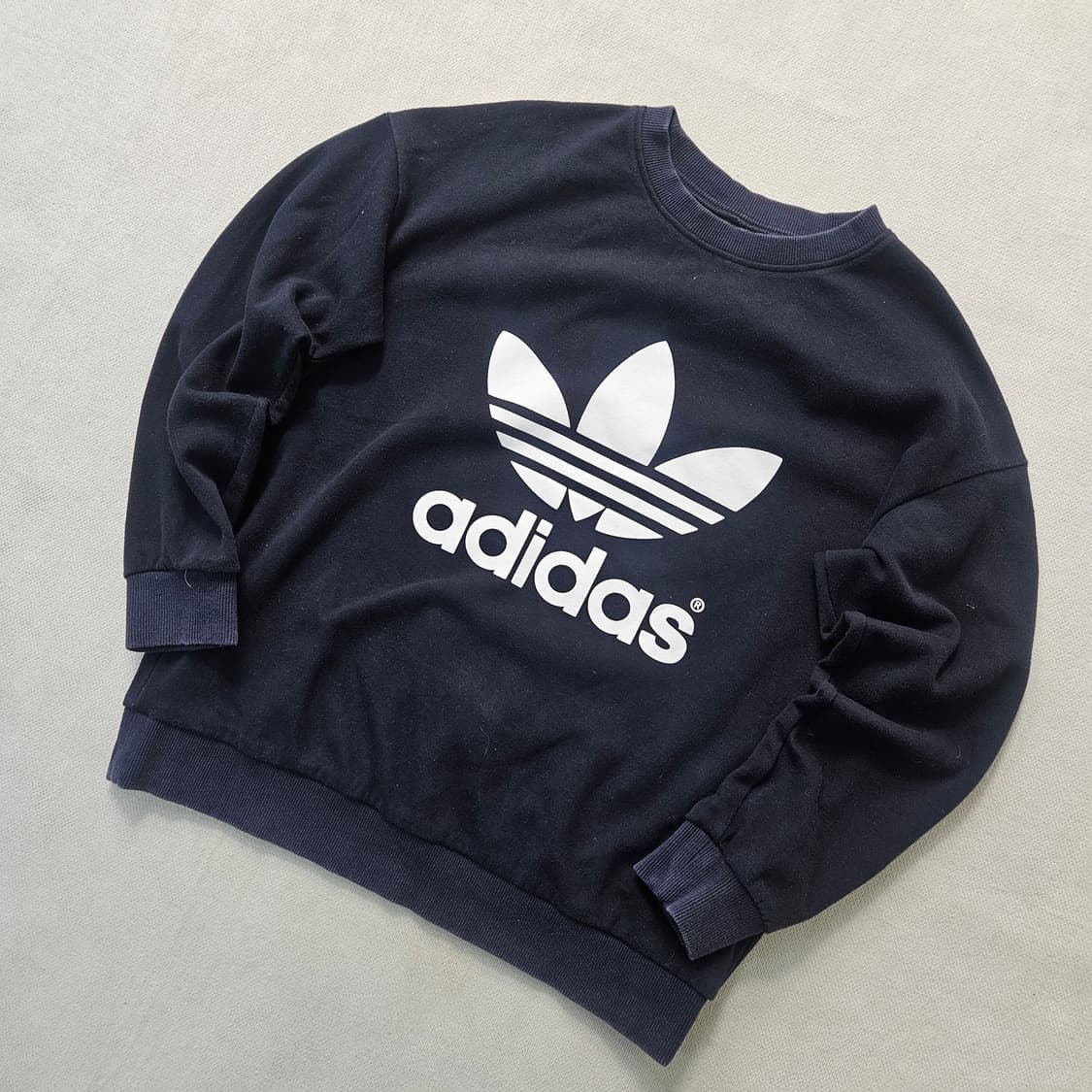 실측확인 아디다스 트레포일 프린팅 맨투맨 0326Y 상품이미지1