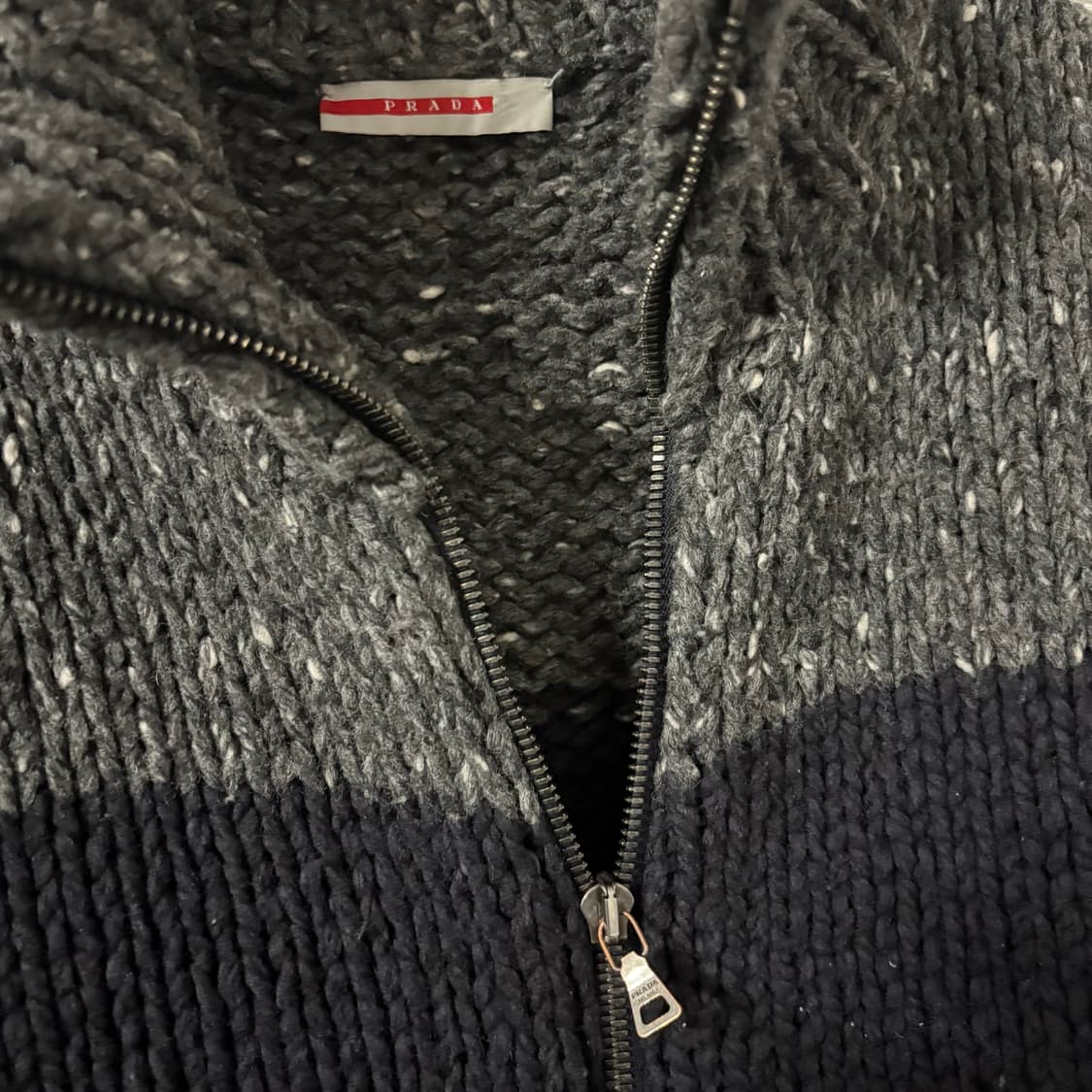 올드 프라다 니트 집업 자켓 42 상품이미지3