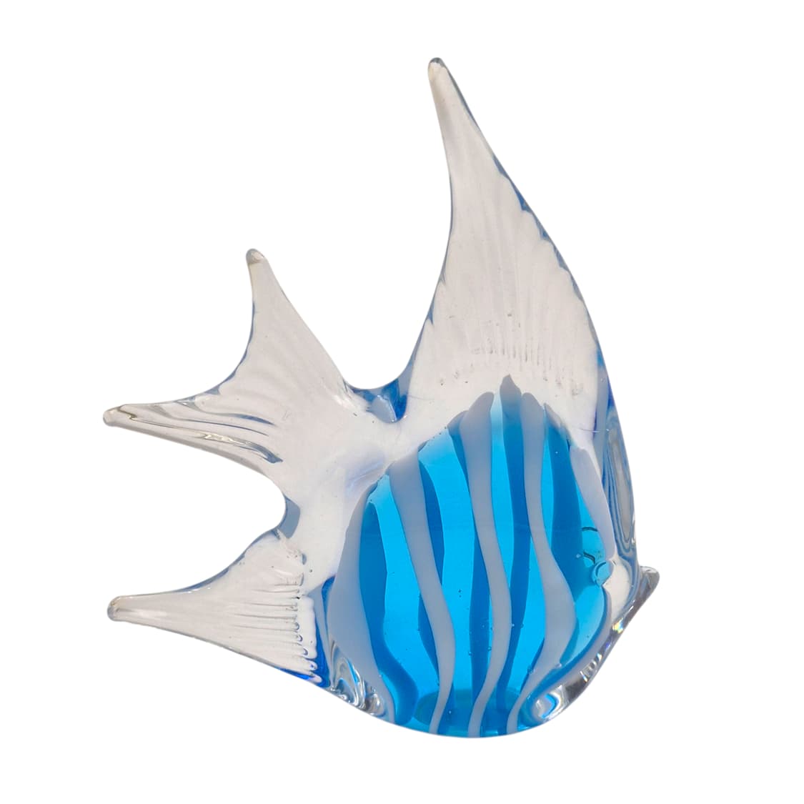 80s 오타루 아트글라스 엔젤피쉬 오브제 상품이미지1