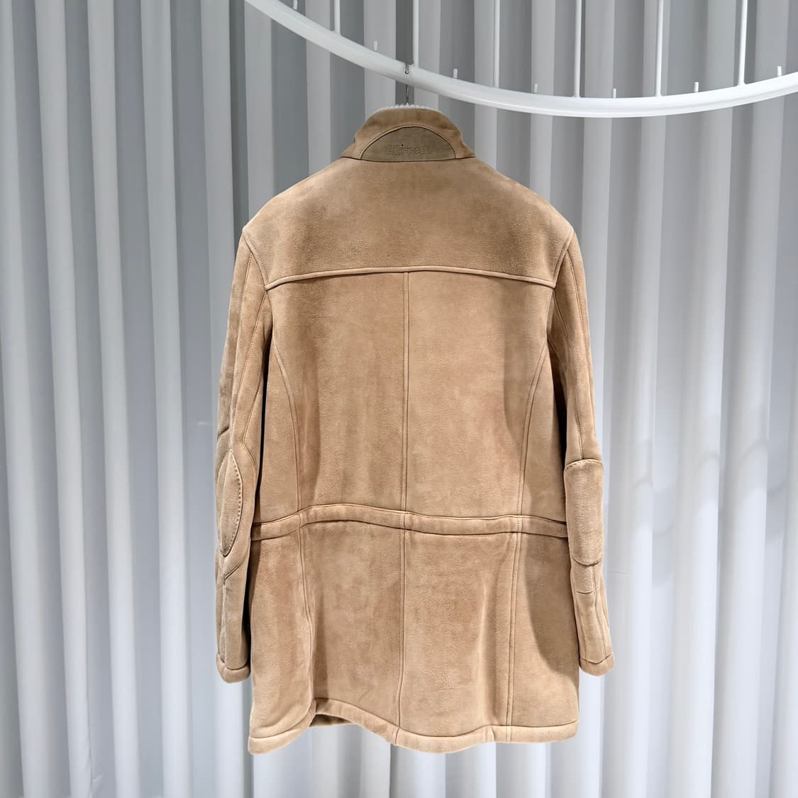 (A/52) / 키톤 스웨이드 베이지 무스탕 자켓 상품이미지5