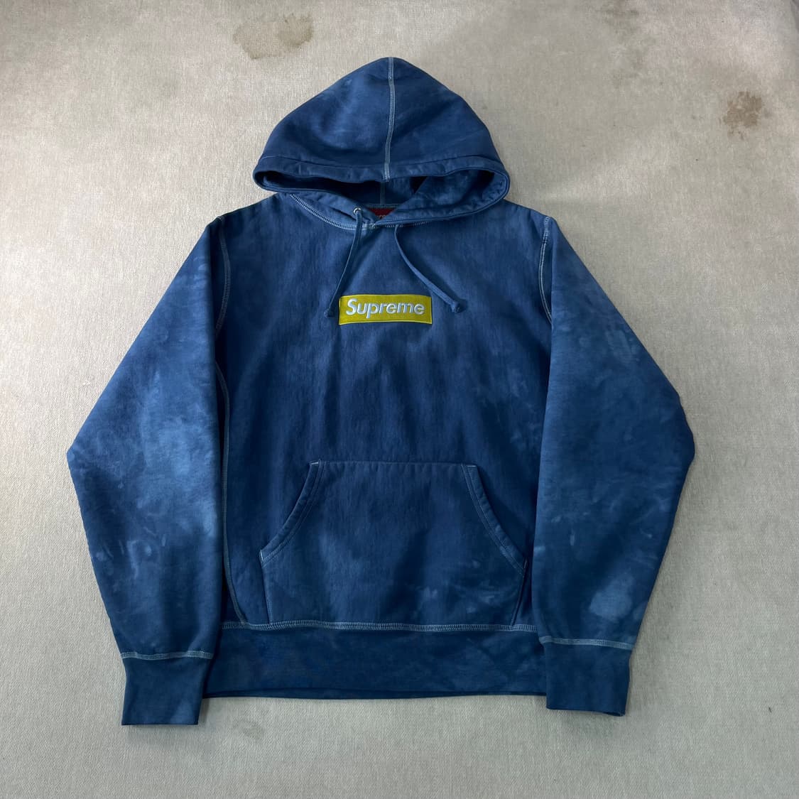 105 슈프림 인사이드 아웃 박스로고 타이다이 후드티 상품이미지1