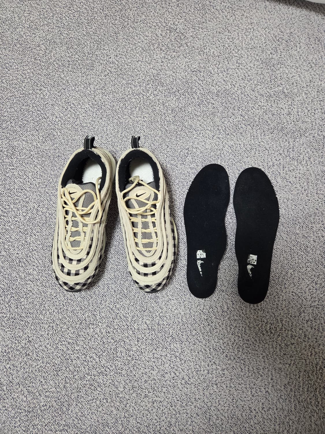 나이키 한정판 맥스97 체크 275사이즈 상품이미지1