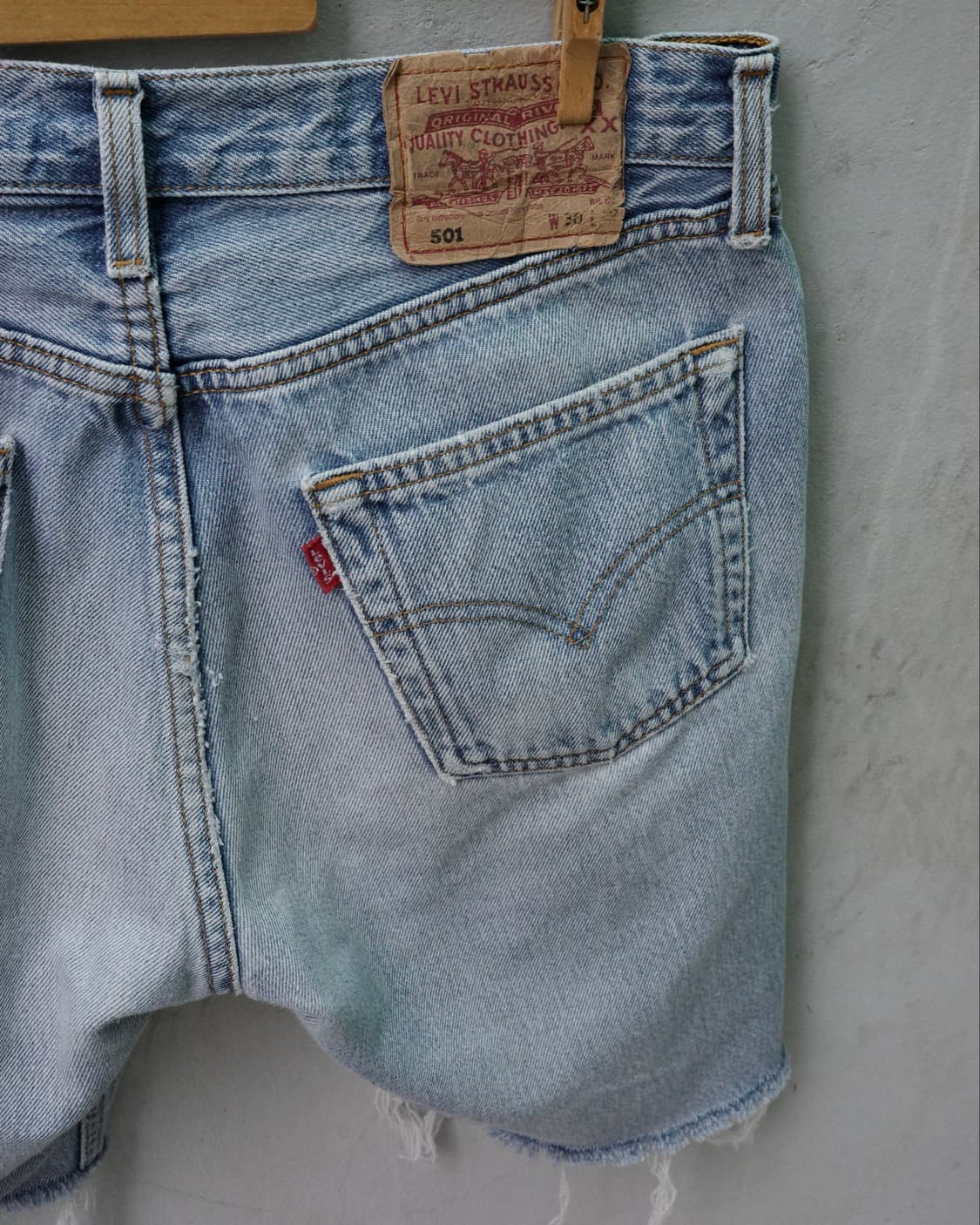 90s Levi’s 501 데님 컷오프 팬츠 상품이미지6