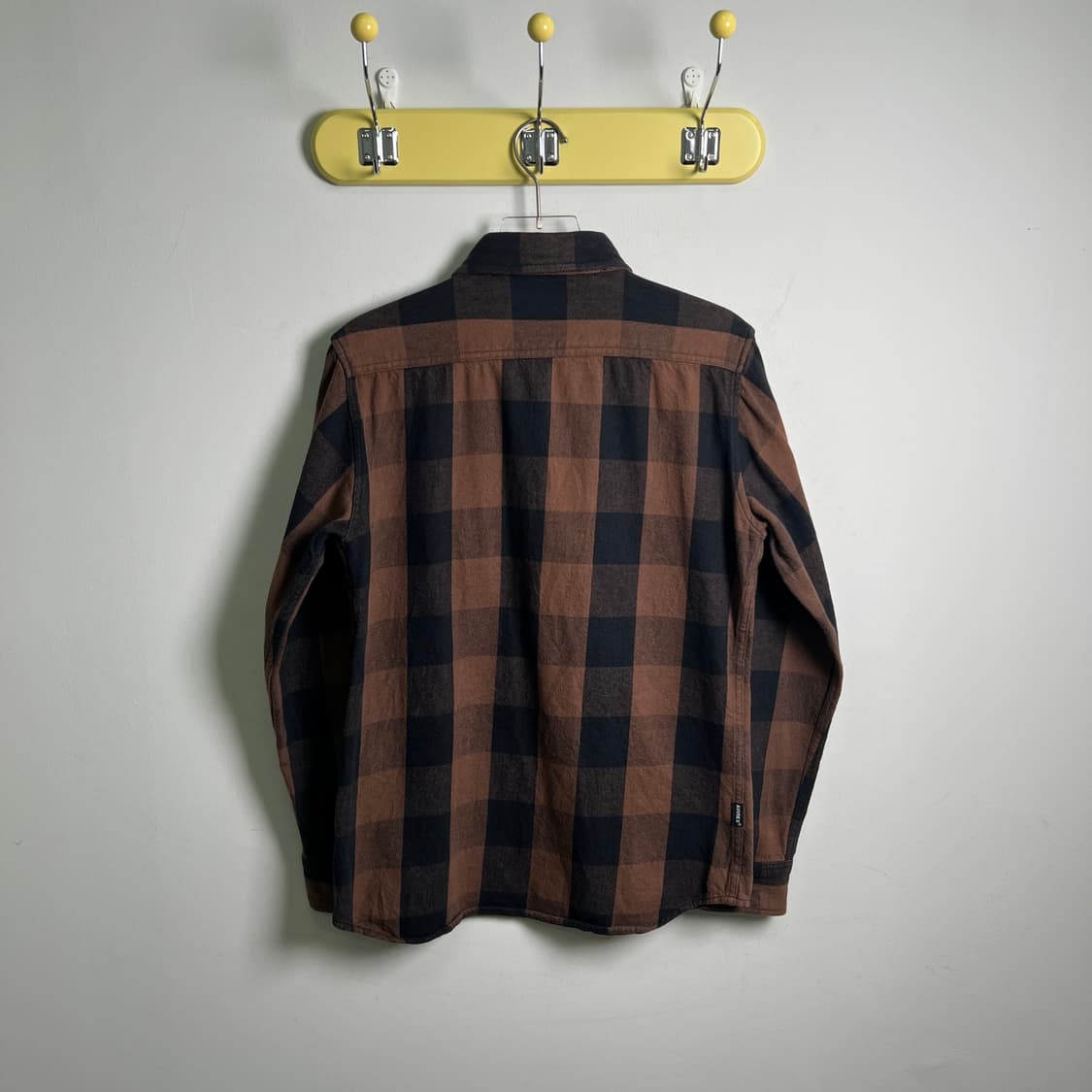 아비렉스 체크 헤비 코튼 플란넬 셔츠 M 상품이미지2