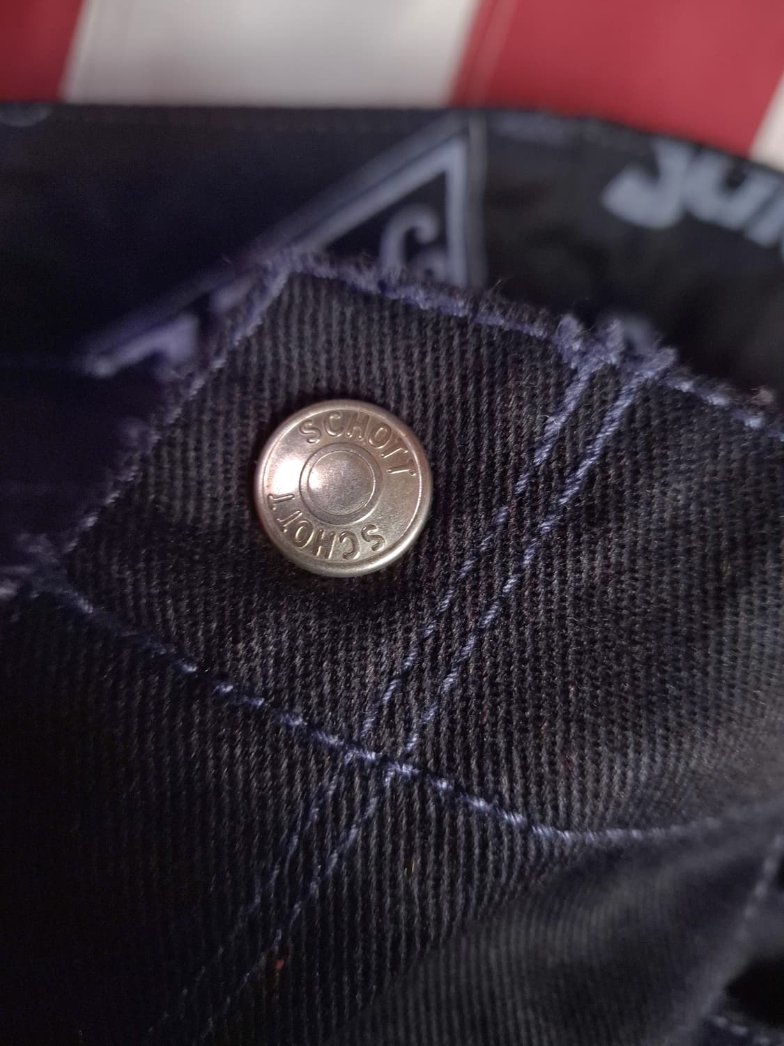 새제품 일본판 오리지날  쇼트사 Schott NYC 블랙 워크팬츠 상품이미지7