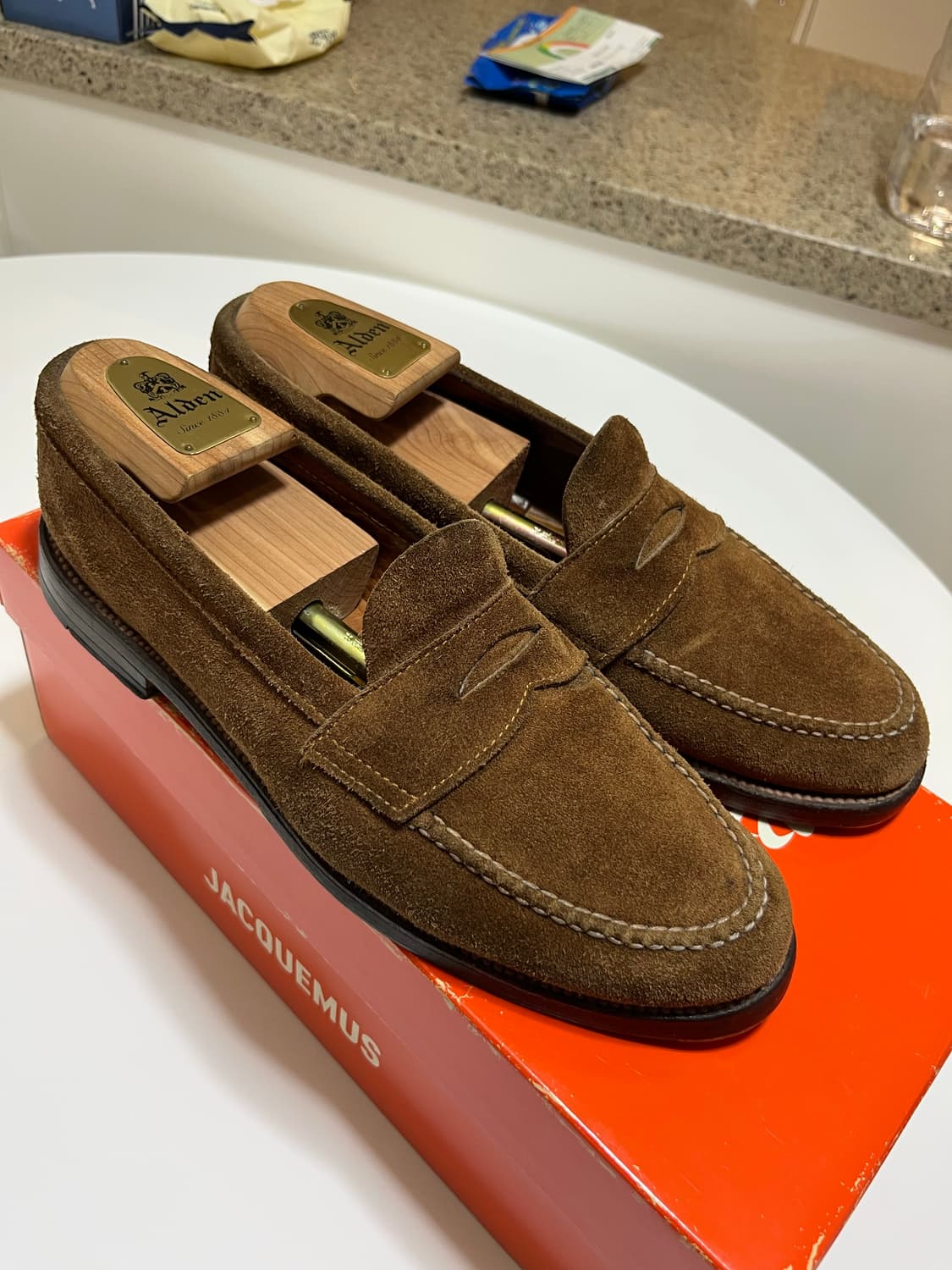 알든 6243 스너프 스웨이드 로퍼 9 C/E 상품이미지1