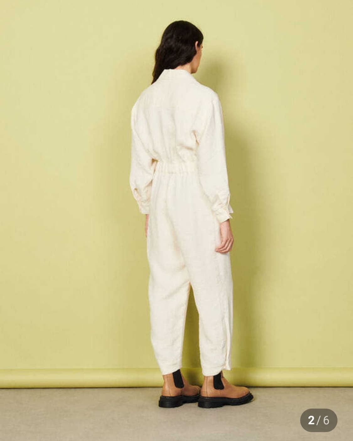 산드로 에크루 점프수트 36사이즈 상품이미지3