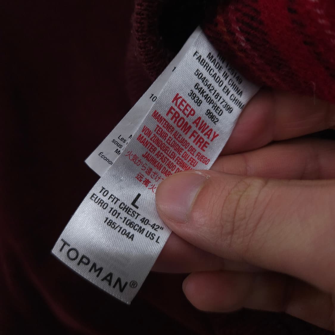 Topman 코듀로이 바라쿠타 자켓 L 상품이미지6