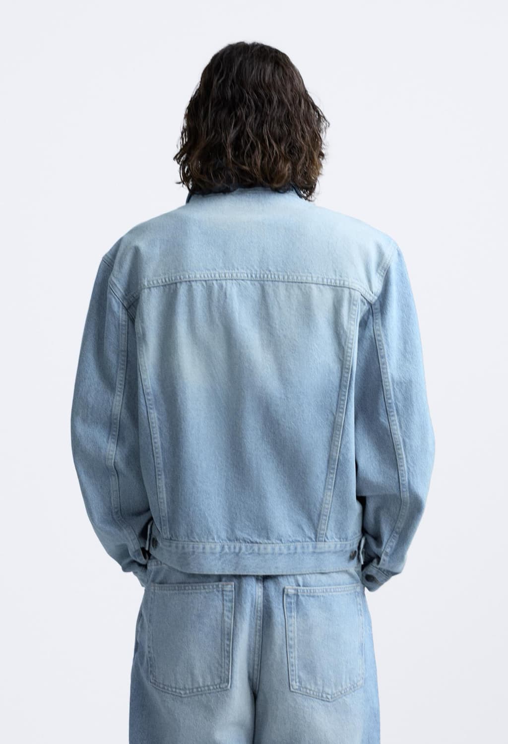 (XL) 자라 오리진 크롭핏 데님 점퍼 자켓 orgins 스페셜 컬렉션 상품이미지3