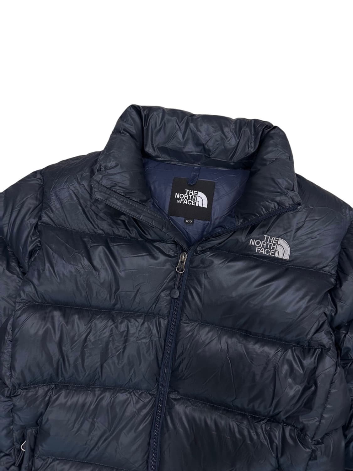 노스페이스 눕시 700 구스다운 패딩 다크네이비 (여성2XL) 상품이미지3