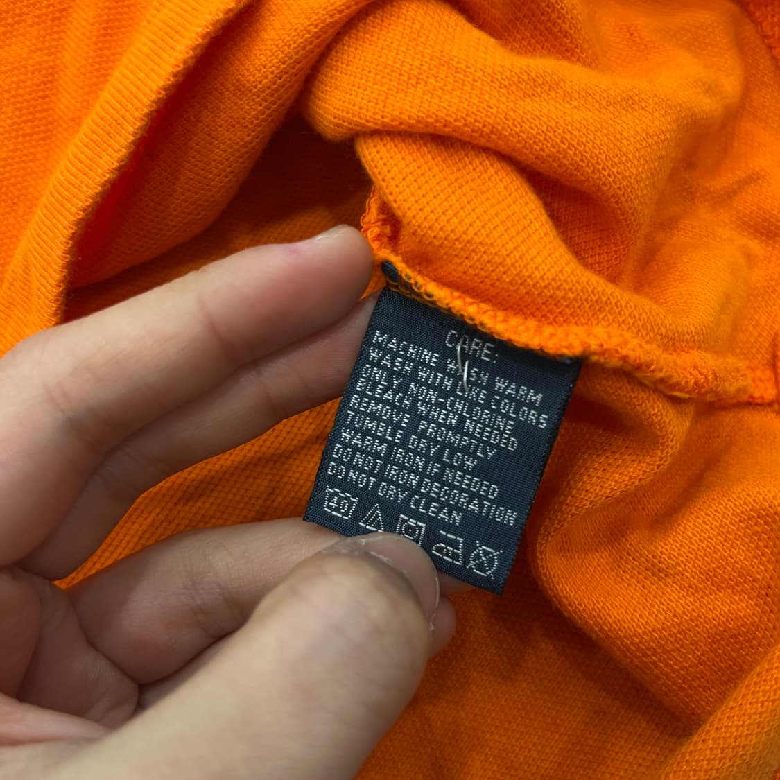 M 폴로 랄프로렌 오렌지 컬러블록 원피스 상품이미지4