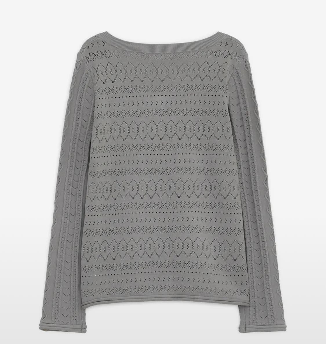 허그유어스킨 베이비돌 펀칭 니트 가디건 신상 상품이미지2