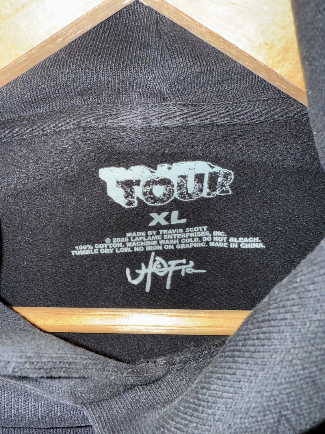 [XL]트래비스스캇 머천 스프레이 후드 상품이미지3