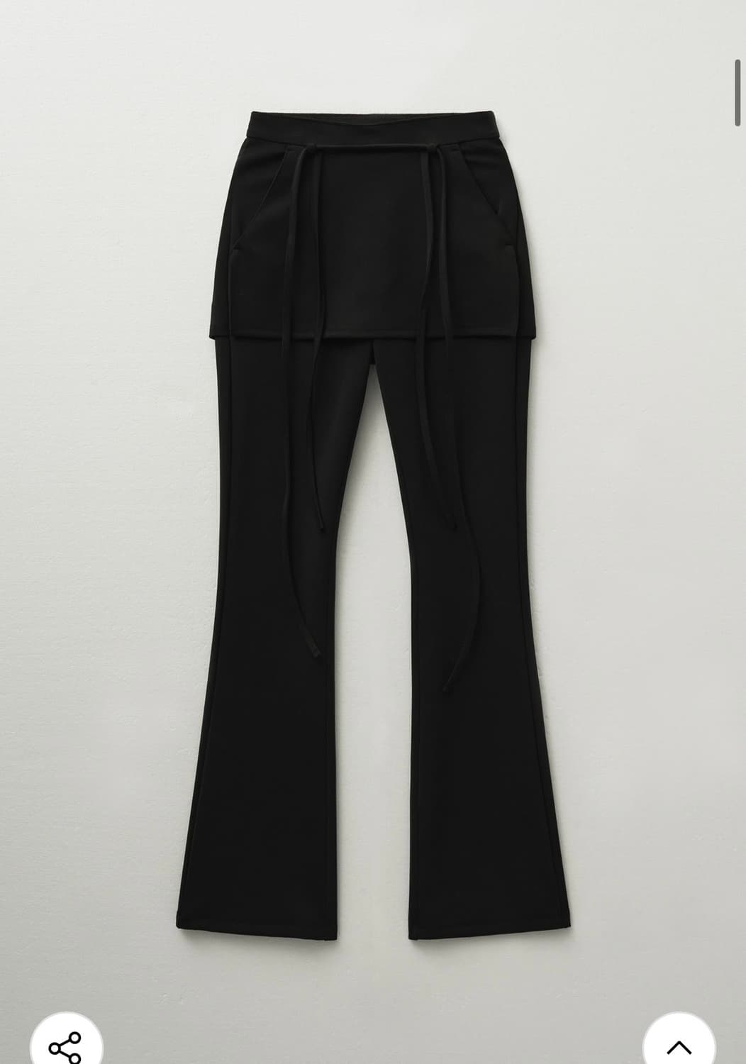 헬레네파리스 레이어드 스커트 부츠컷 팬츠 상품이미지2