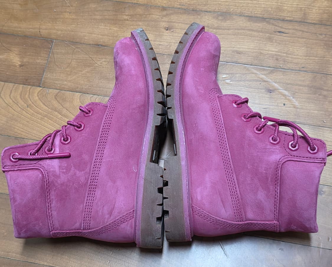 팀버랜드 50주년 한정판 여성 핑크부츠(235) 상품이미지5