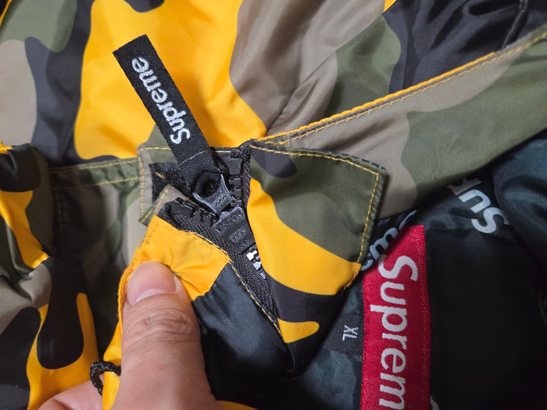 슈프림 후드 로고 하프 집업 아노락 상품이미지4