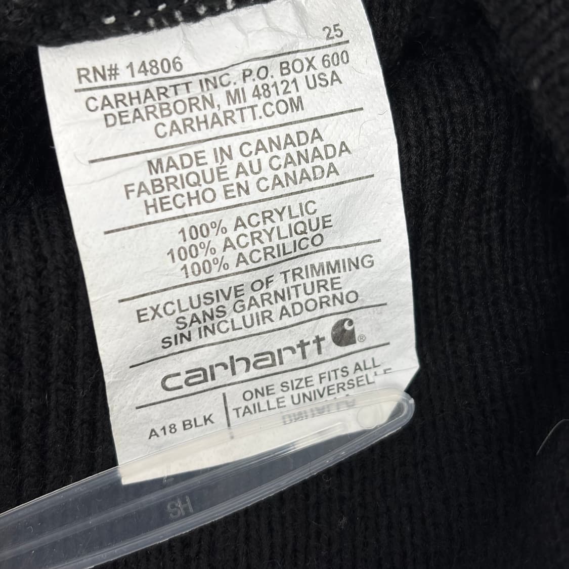 칼하트 로고 비니 모자 상품이미지3