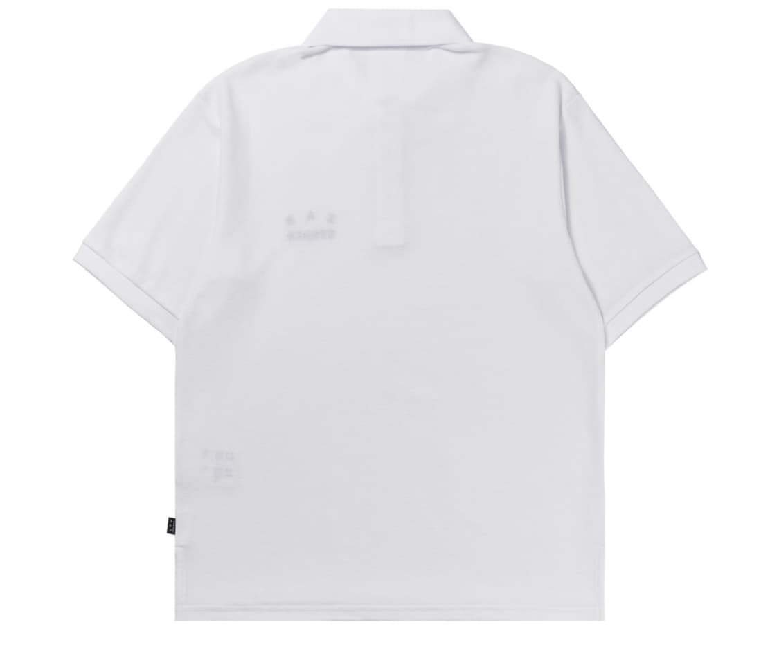 [XXL] 아이앱 스튜디오 카라티 피케 티셔츠 화이트 상품이미지3