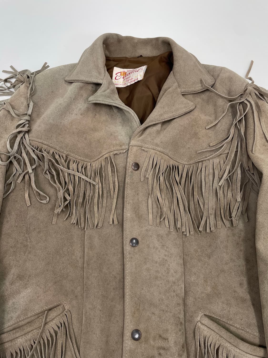 VTG 90s FRINGE WESTERN LEATHER JACKET 상품이미지2