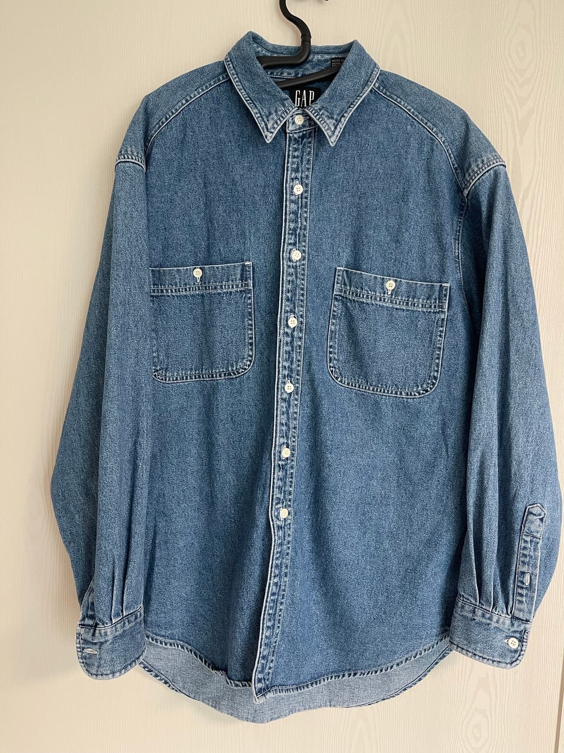 90s 올드 갭(GAP) 데님 헤비 데님 셔츠 L 상품이미지1