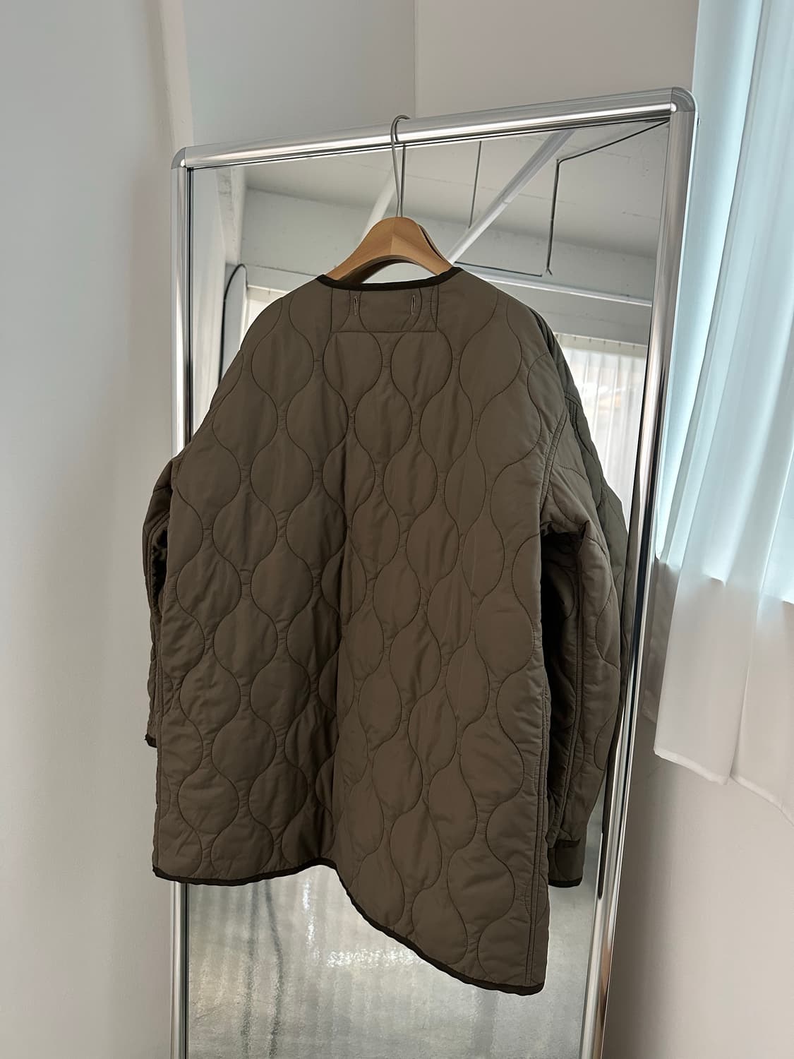 EDIFICE 에디피스 M-65 개파카 피쉬테일 야상 모즈코트 내피 퀼팅 상품이미지7