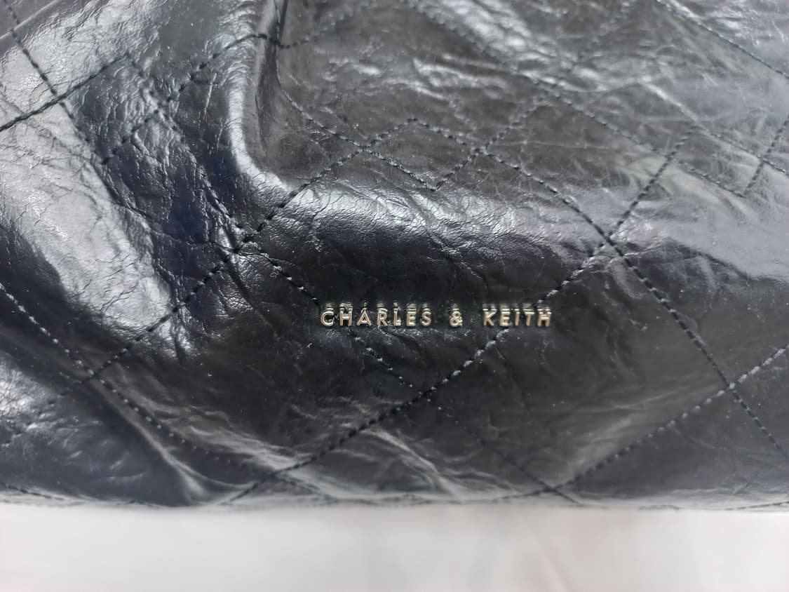 찰스앤키스 블랙 퀼팅 체인 숄더백 상품이미지7