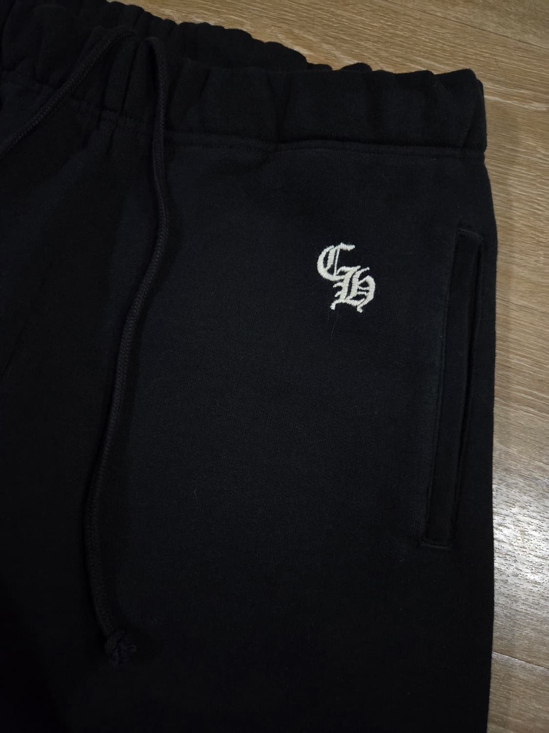 크롬하츠  웨이스트백 실버패치 레터링 자수 팬츠 (미사용) 상품이미지3