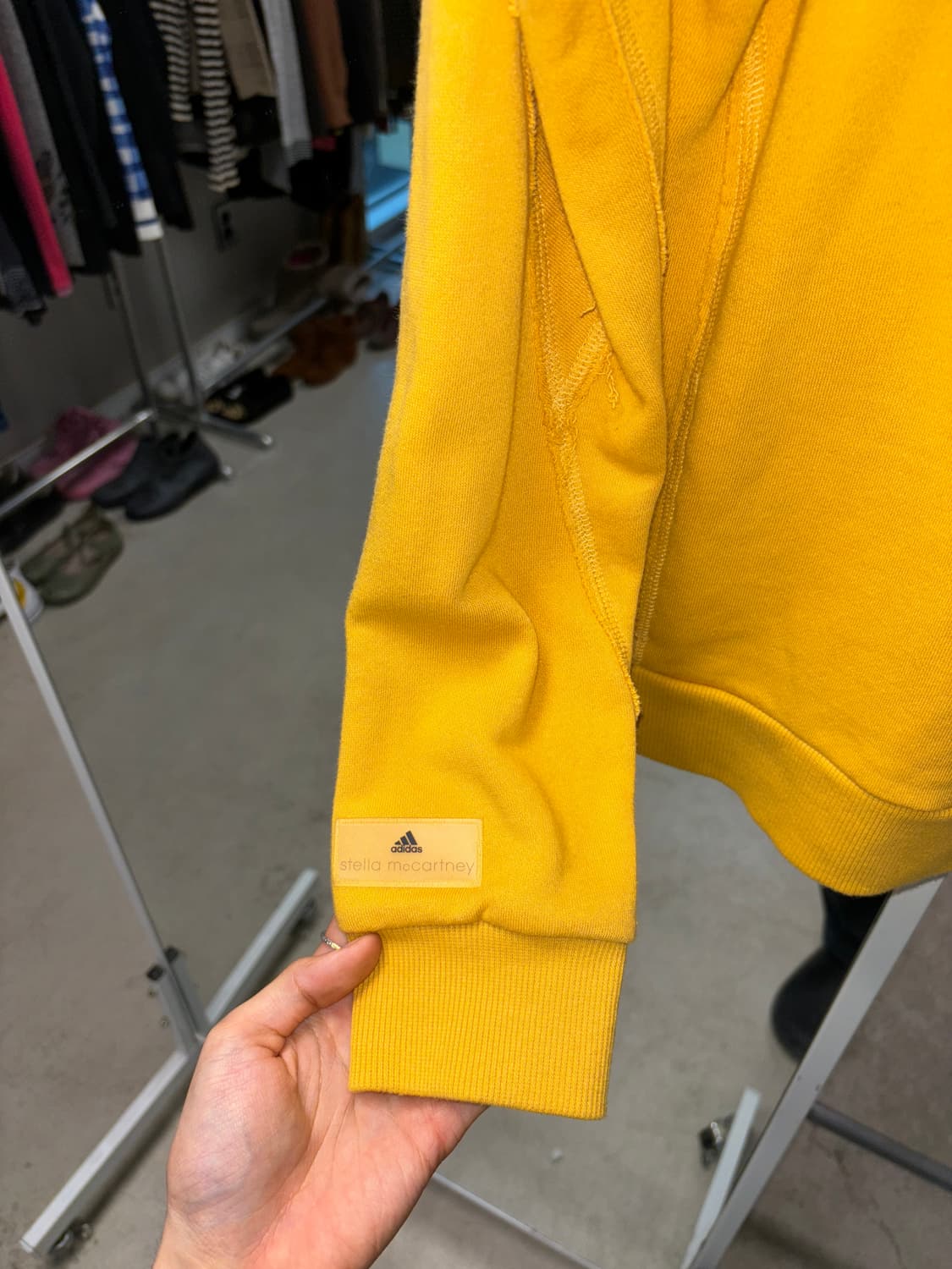 아디다스 스텔라 매카트니 머스터드 후디 상품이미지4