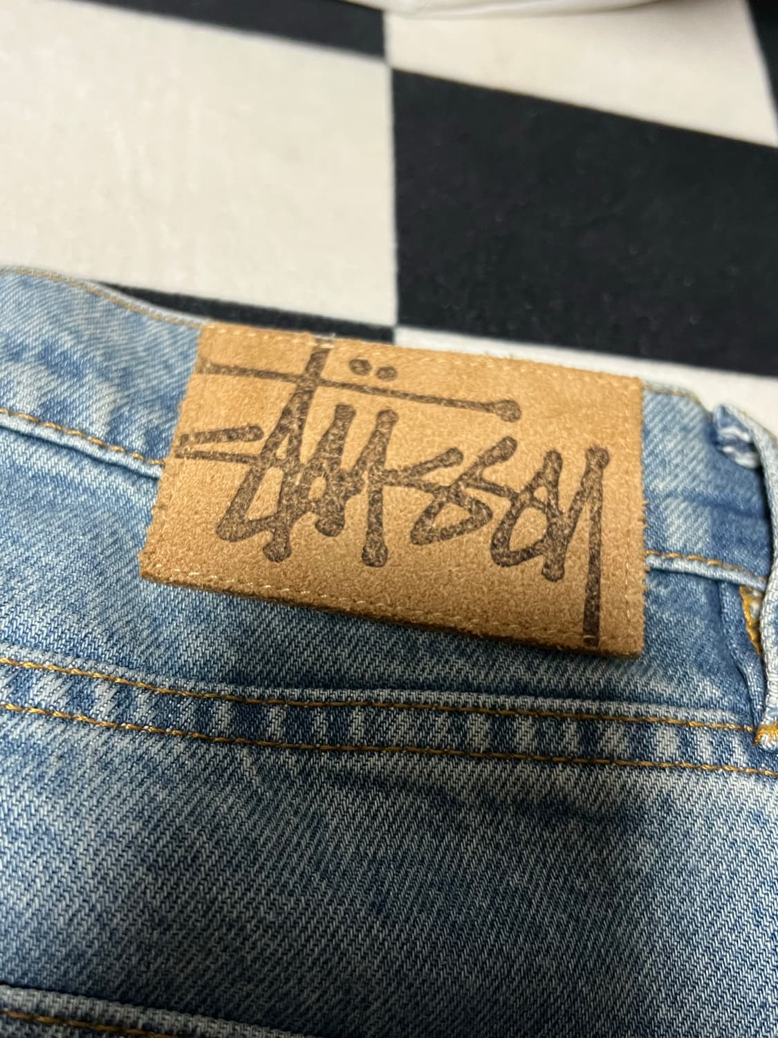 [30] 스투시 데님 빅 올 진 워시드 블루 빅올진 데님 팬츠 청바지 상품이미지5