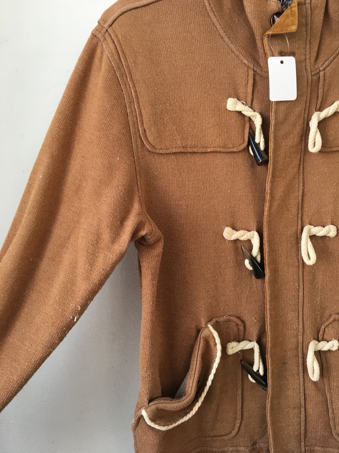 Duffle button high neck hood jacket 상품이미지4