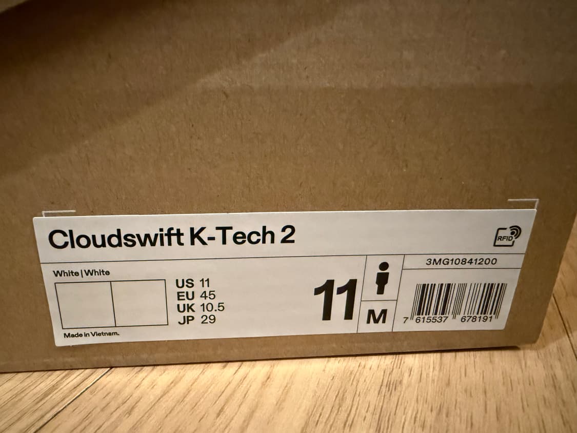 (290)온러닝 X kith 테크2 화이트  상품이미지4