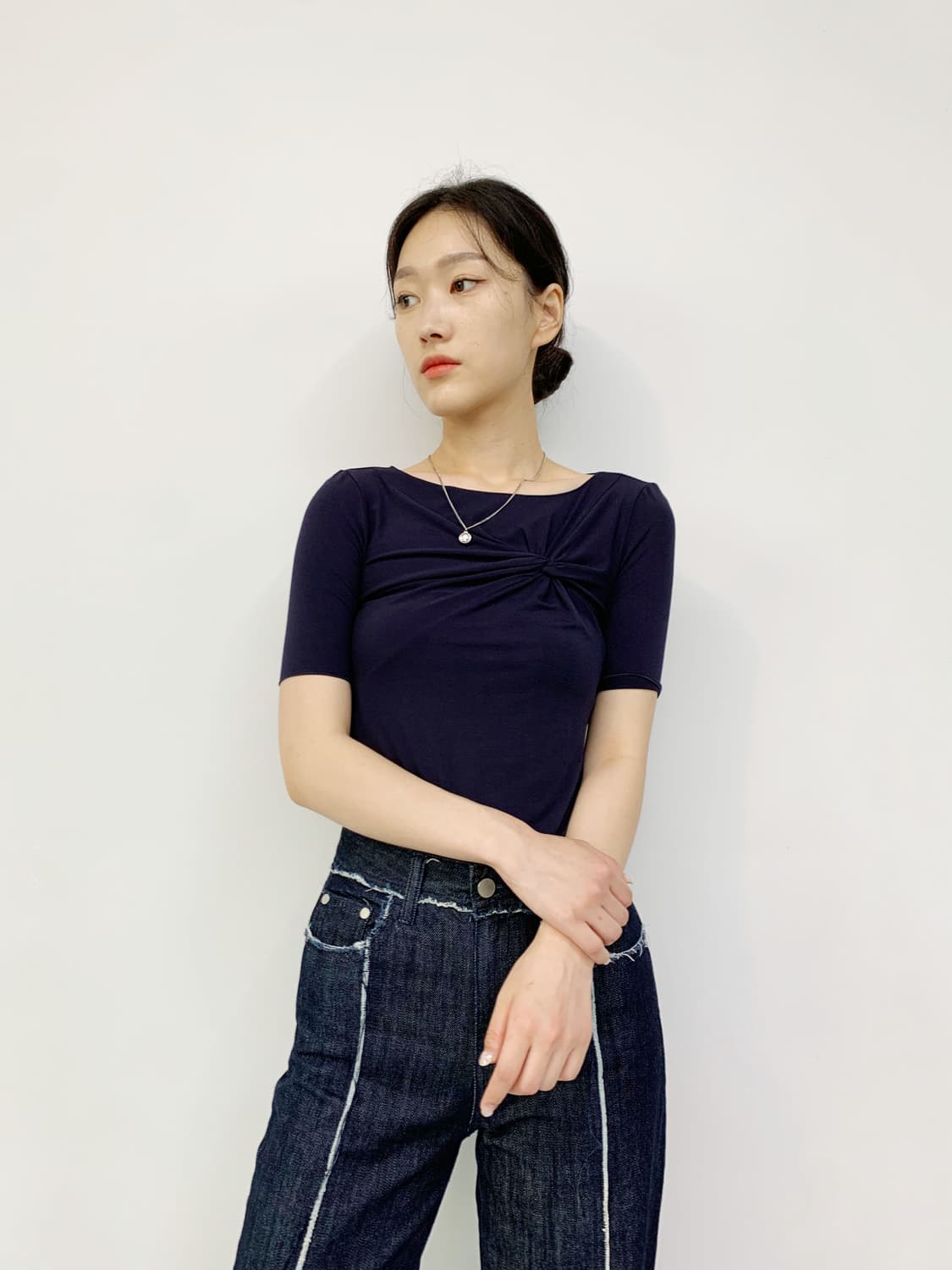 아르마니 셔링 반팔티 상품이미지2